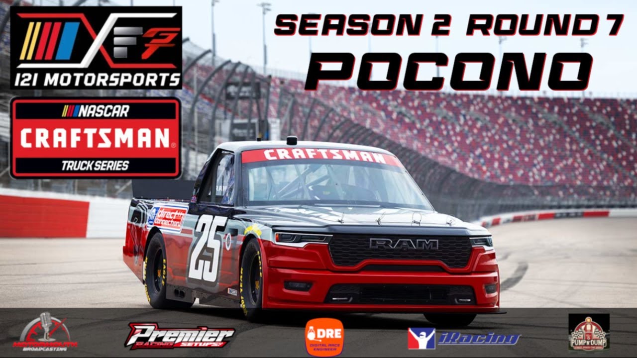 I2I Motorsports Truck Series Championship Season 2 Rd 7 Live from Pocono