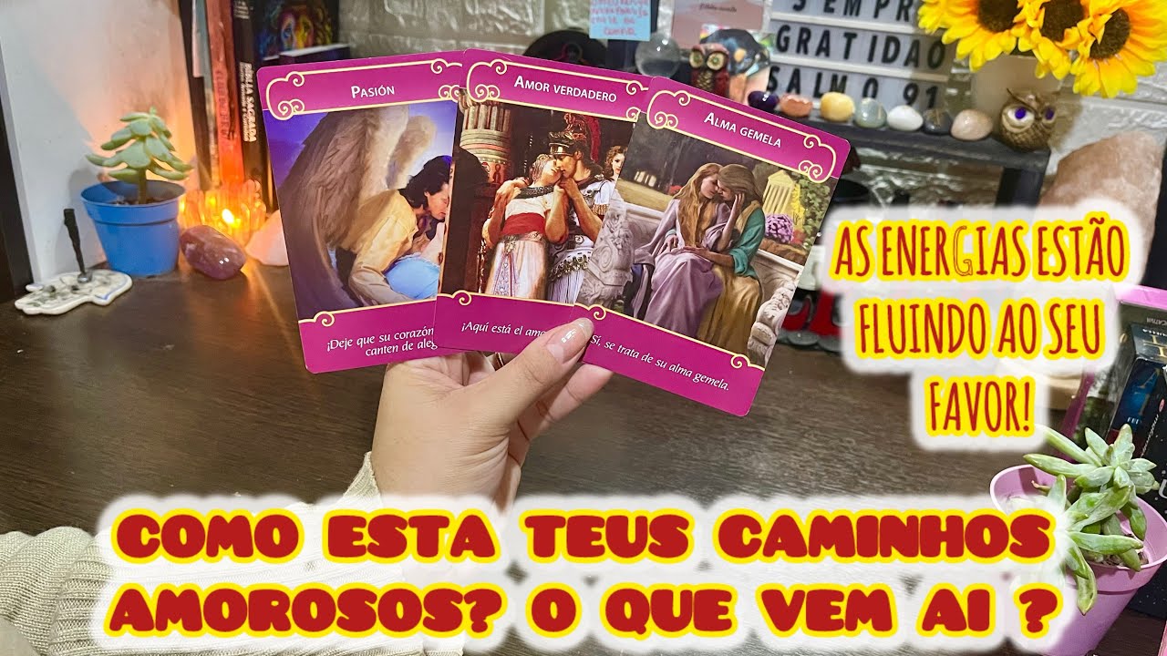 💘COMO ESTA MEUS CAMINHOS AMOROSOS? O QUE VEM AI? Tarot revela/ Leitura de tarot amor
