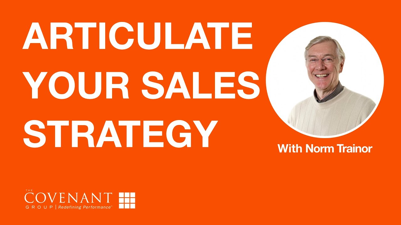 Articulate Your Sales Strategy