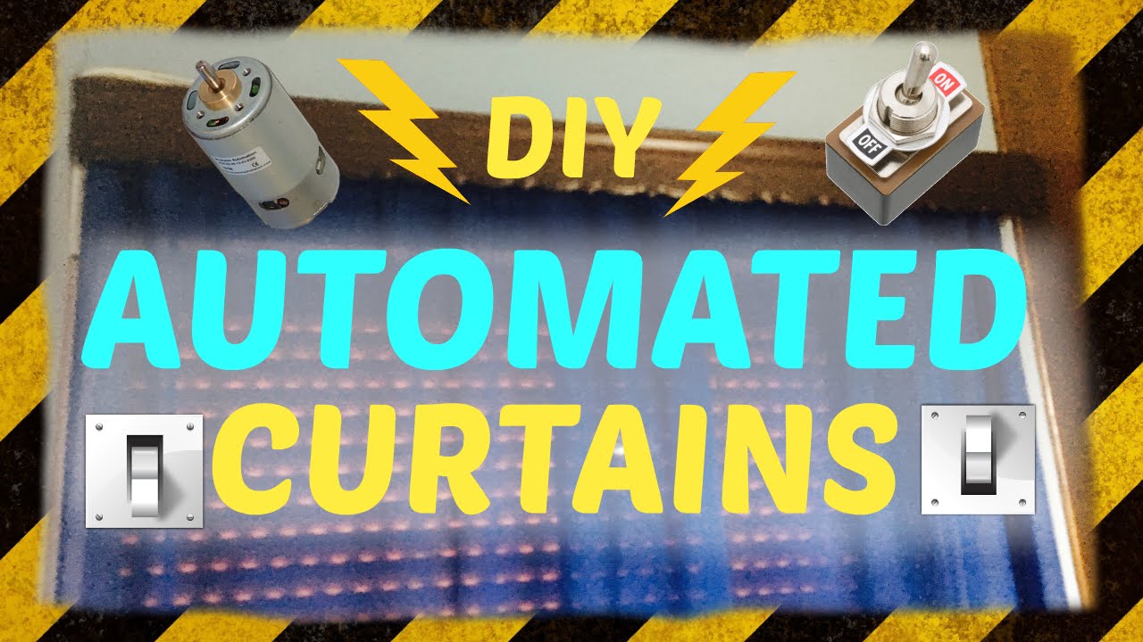 ➪ DIY: AUTOMATED CURTAINS for 3$