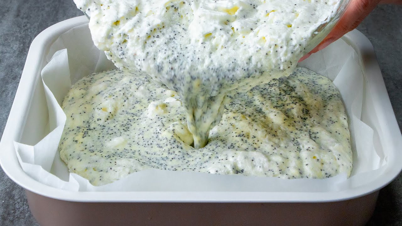 Je ne prépare plus de gâteau génial, SANS GRAINES DE PAVOT!