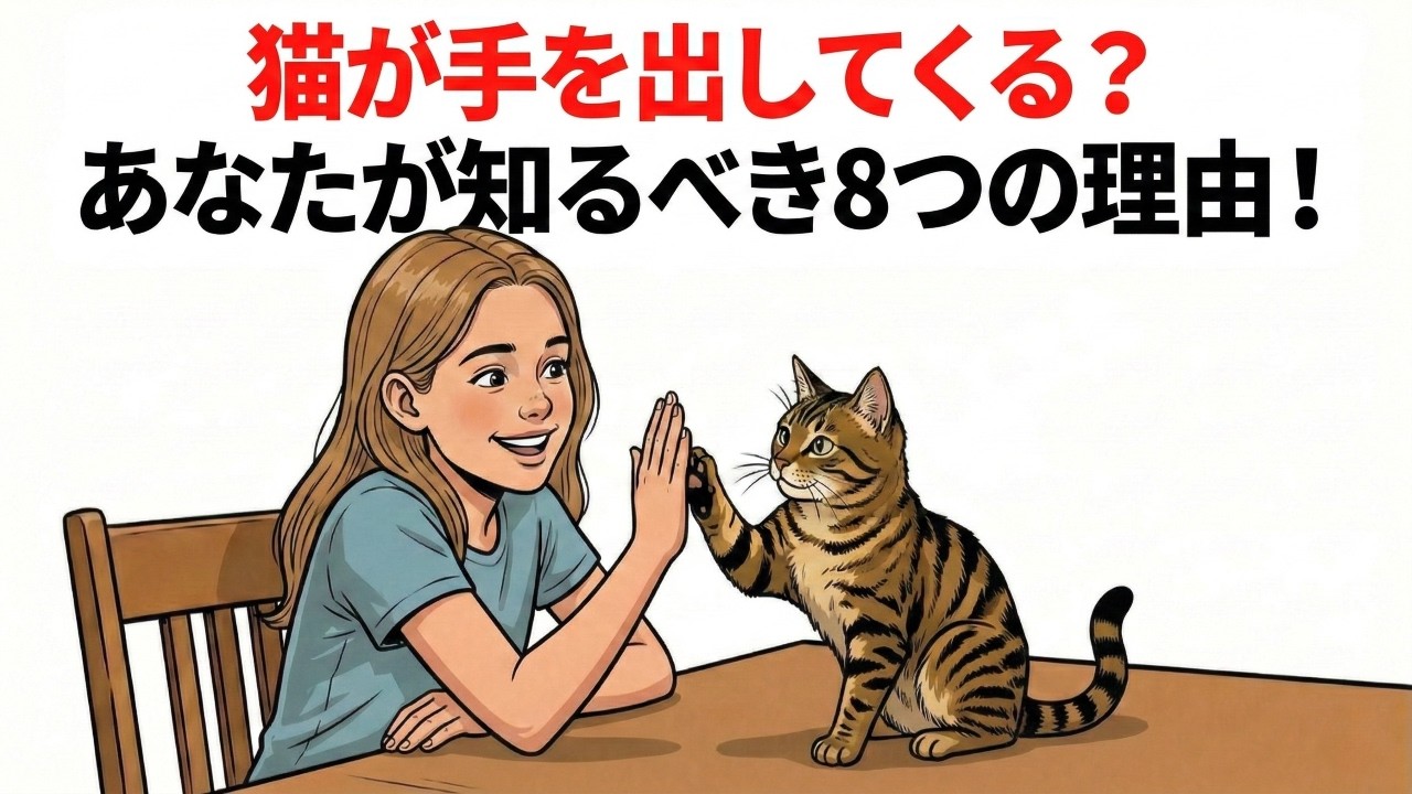 猫があなたを肉球で触る理由8つ｜愛情？警告？病気のサイン？真実を解説