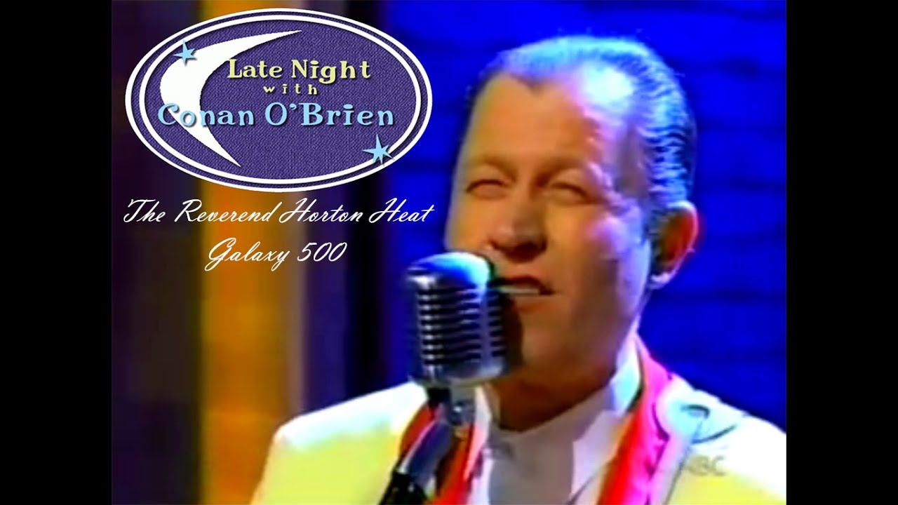 Reverend Horton Heat - Late Night with Conan O' Brien 2002