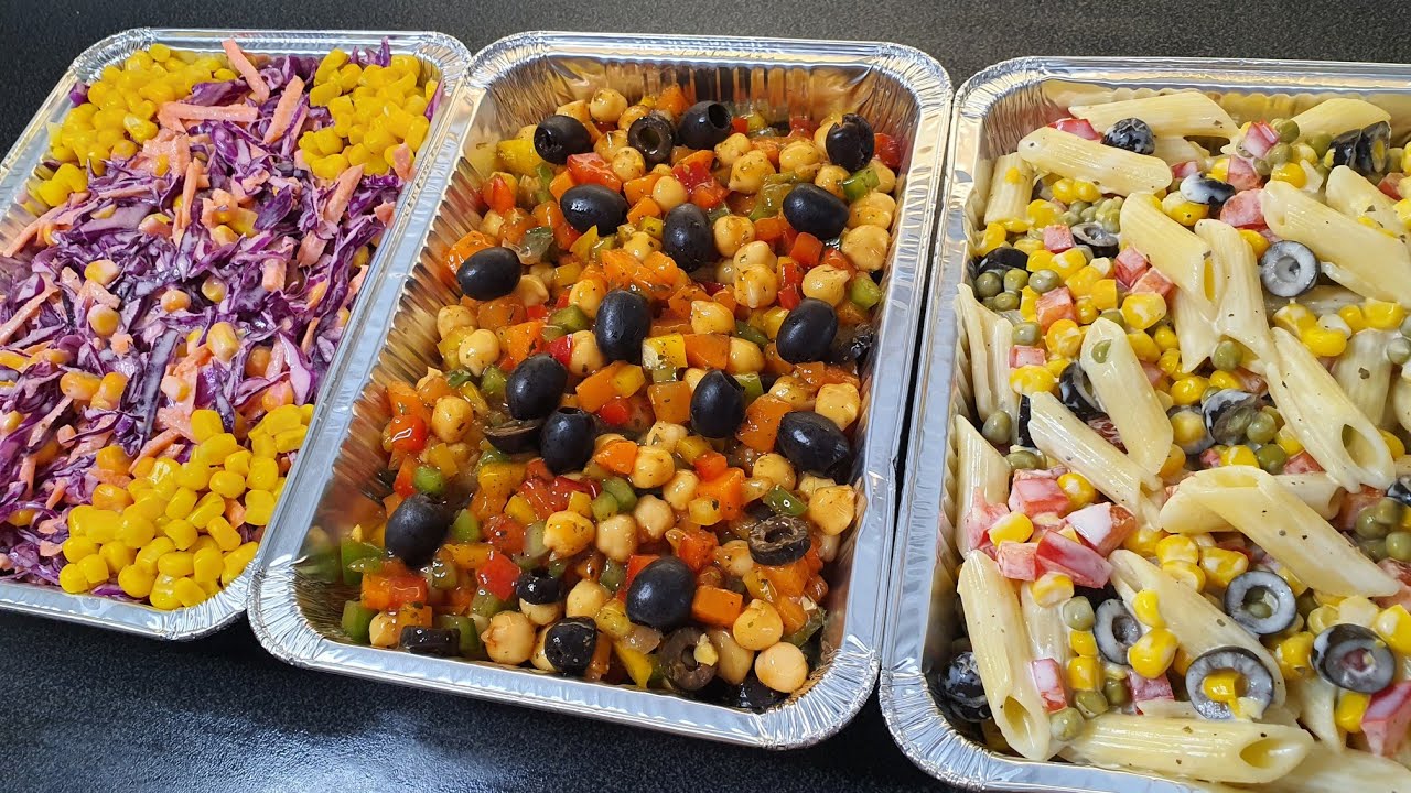 سلطات ومقبلات المطاعم طعم يبهركم للعزايم والمناسبات مفيدة جدا و روعه😋 سلطات بارده