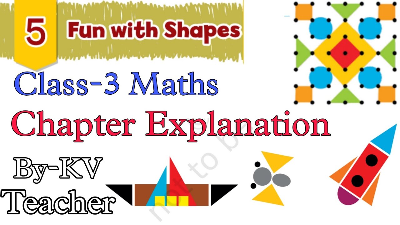 Fun with Shapes / Class-3 Maths Chapter-5  Explanation By-KV Teacher
