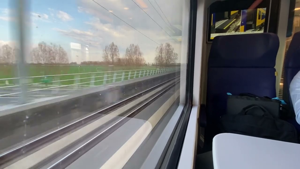 Trajectvideo ICNG 3222: Schiphol Airport - Rotterdam Centraal