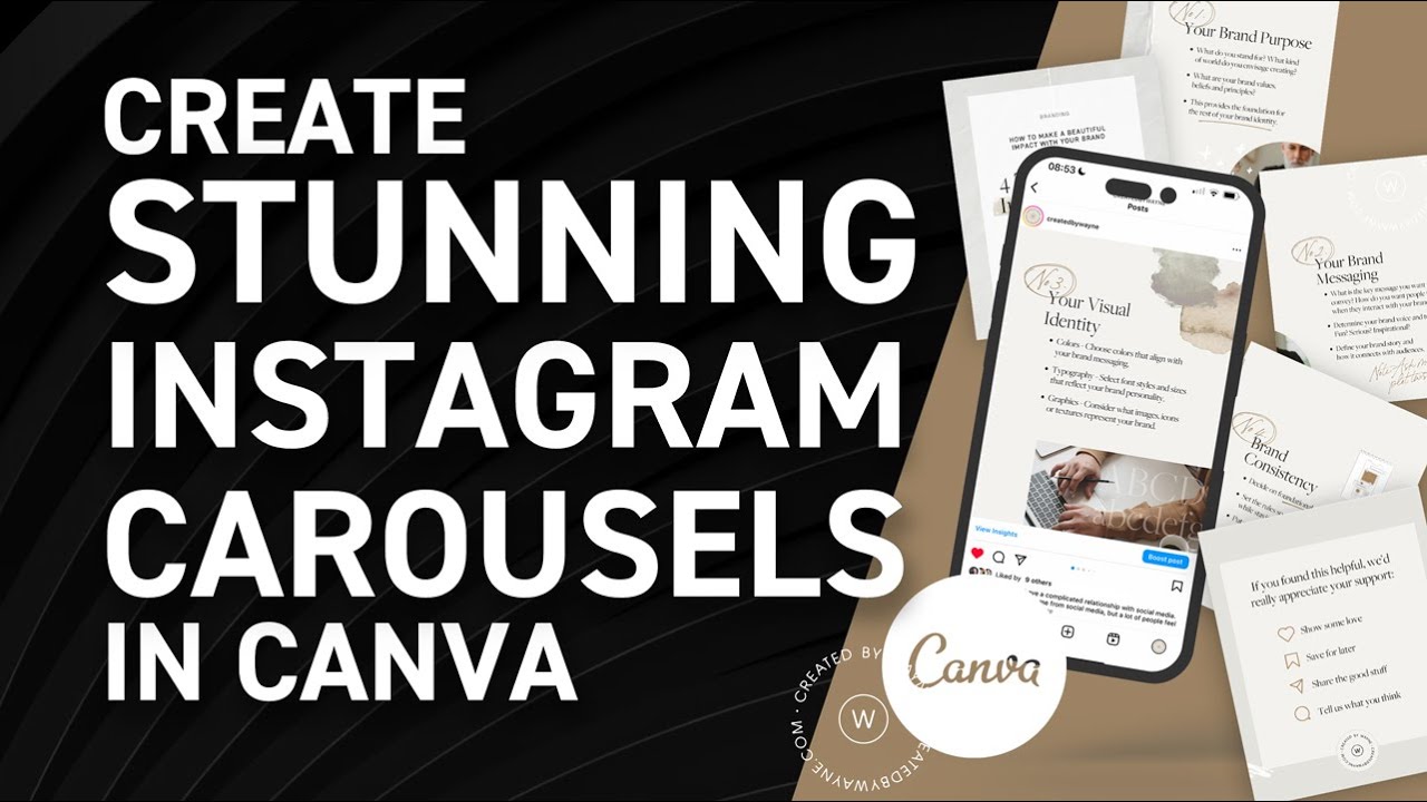 Создавайте потрясающие Instagram-карусели с помощью Canva: пошаговое руководство!