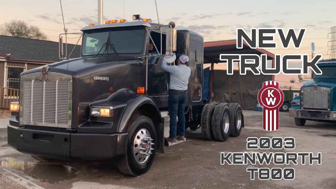 Забираю купленный мной Kenworth | Kenworth T800 CAT C-15 2003 года