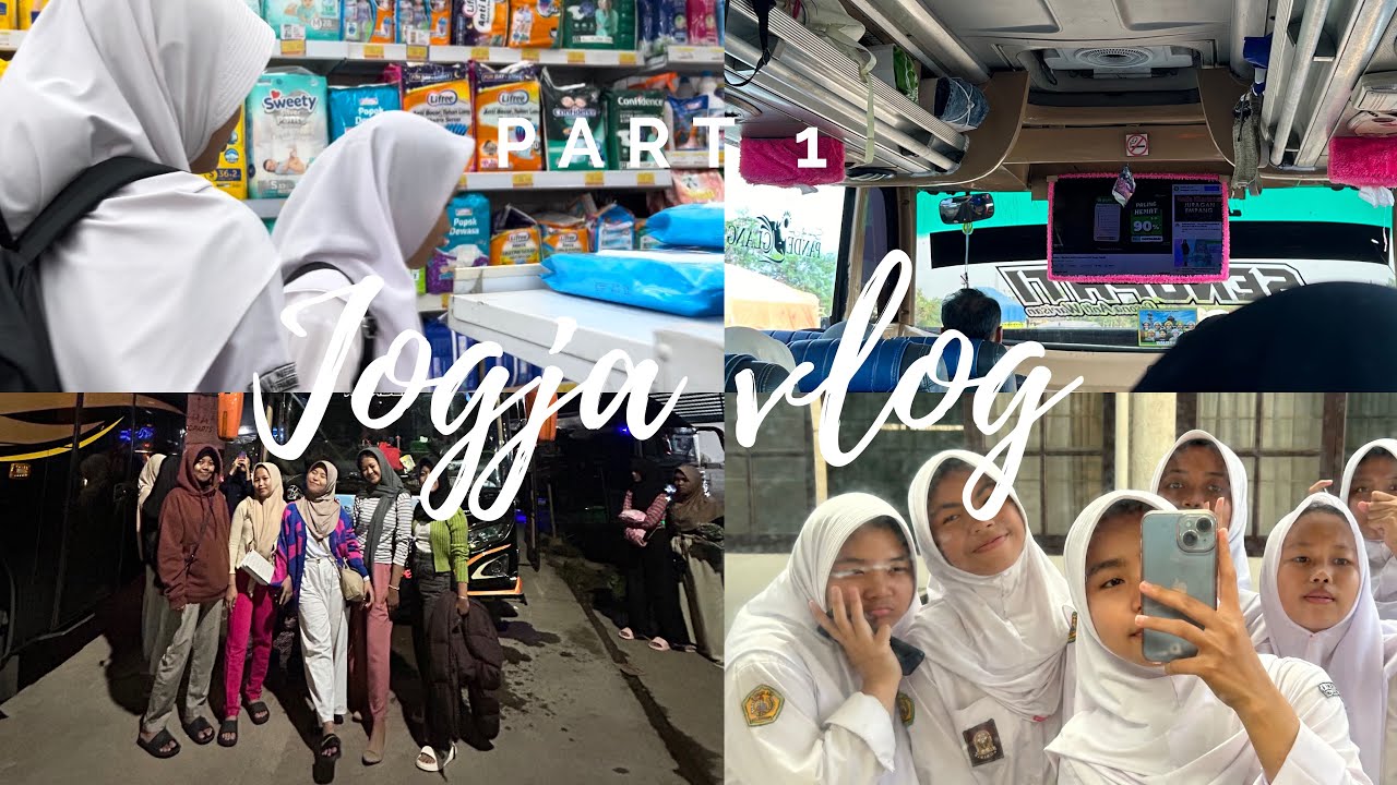 study tour vlog || goes to yogyakarta part 1 🚌