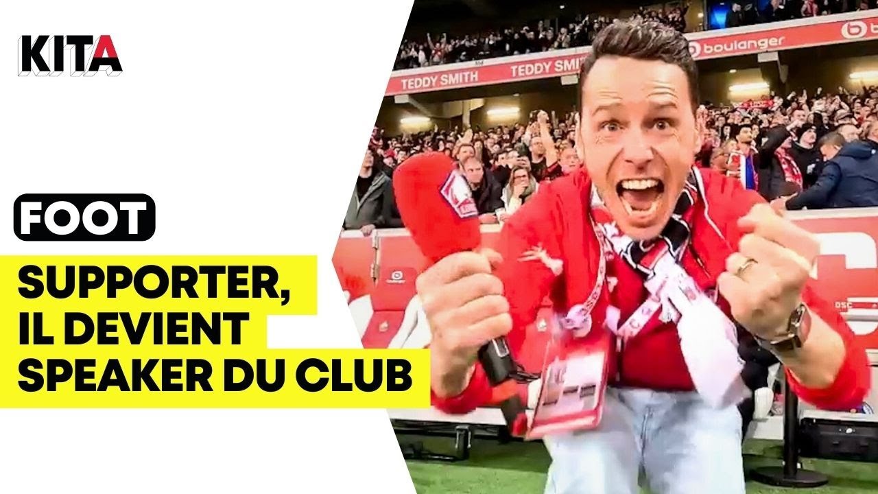 Supporter du LOSC, il devient speaker du club