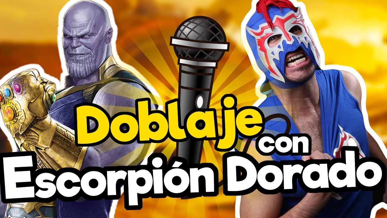 FANDUB (Doblaje Thanos /Avengers Infinity War) con El Escorpión Dorado/ Memo Aponte