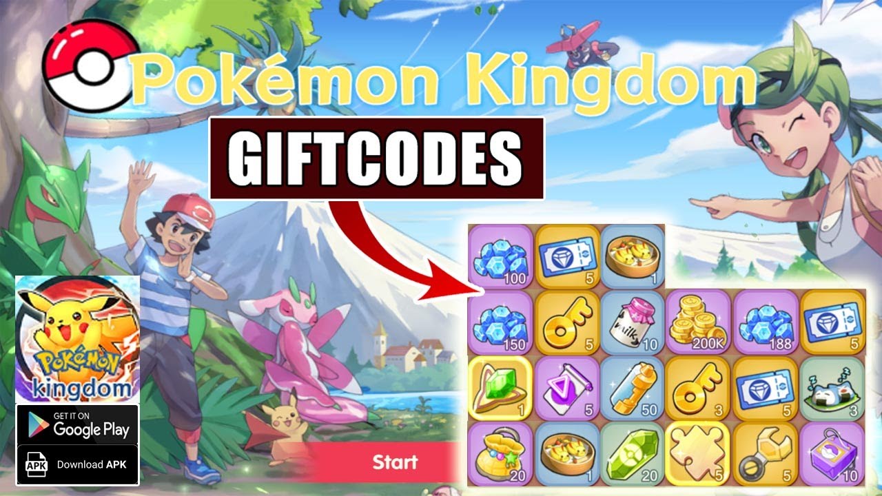 Pokemon Kingdom Gameplay & 7 Giftcodes - Pocket Incoming Eng Android iOS | Pokemon Kingdom 7 Codes