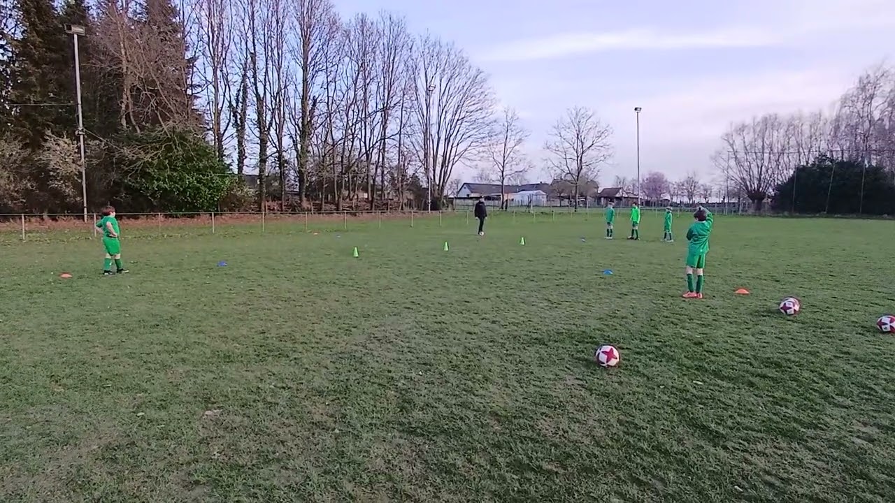 Opwarming 1ste stage training