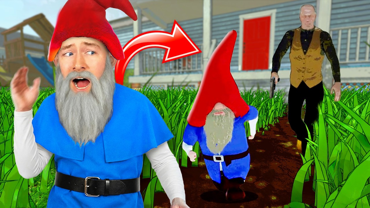 WIR sind GARTENZWERGE und der NACHBAR will uns TÖTEN... (HILFE)