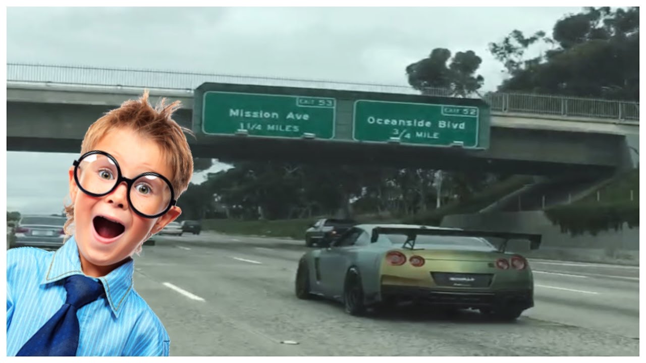 KIDS INSANE REACTION TO SEEING TANNER FOX IN HIS GTR!