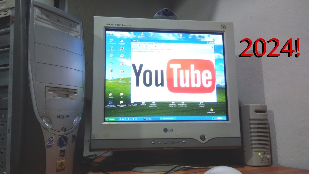 Youtube rodando em um PC de 2004!