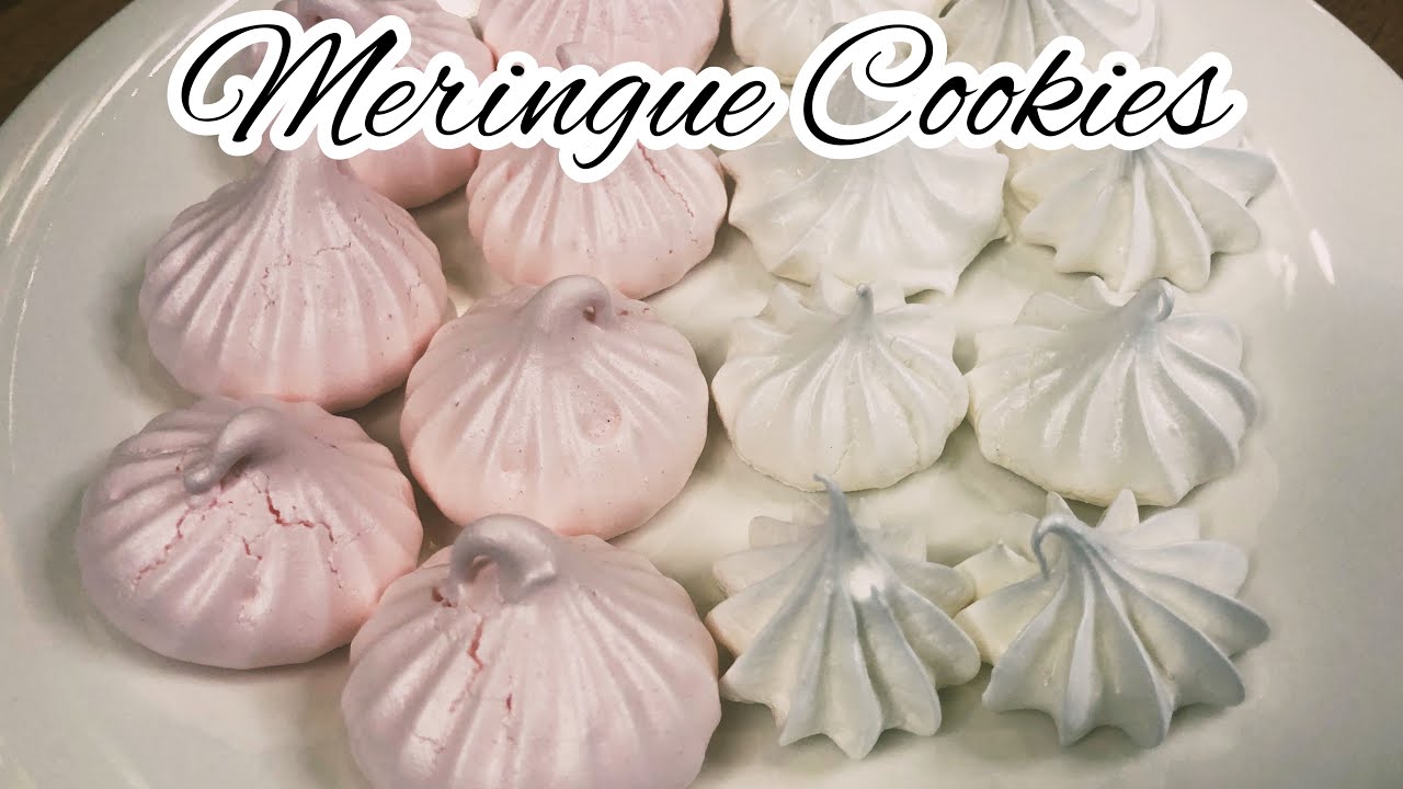 Meringue Cookies | French Dessert | How To Make Meringue Cookies | 4K 60 FPS  |  Urdu Hindi