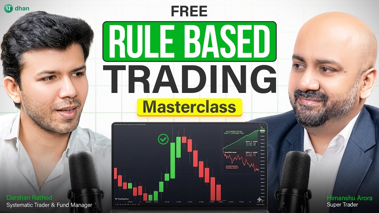 FREE Rule Based Trading Masterclass (Stop Losing Money) | Rule Based Trading Strategies | DHAN