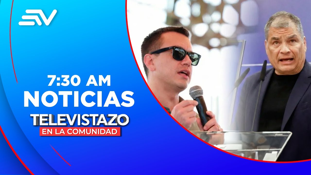 Noboa y Correa protagonizan violento cruce en redes por la captura de Nicolás Maduro | Televistazo