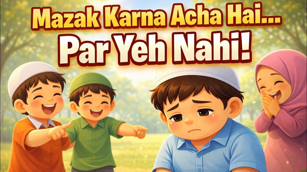 Mazak Karna Aacha Hain...Par Yeh Nahi | Islamic Kids Moral Story | DDE Kids Toons