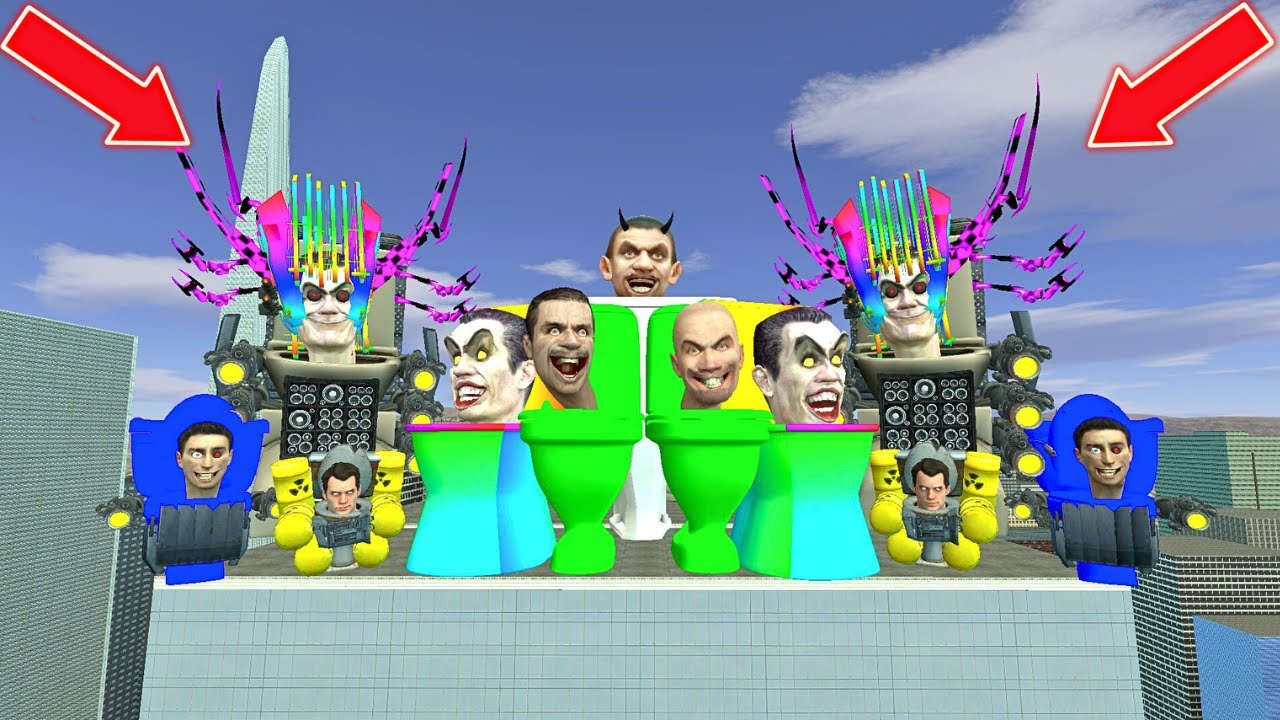 SPARTAN KICKING SKIBIDI TOILET Into The BIG CITY  3 |GARRY'S MOD