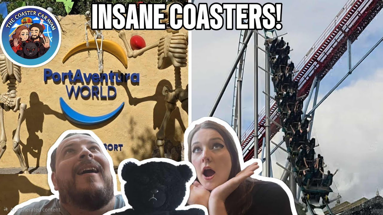 🎢 Our First Ever Visit to PortAventura World! | EPIC Coasters, Sunshine & Screams! 🌞😱