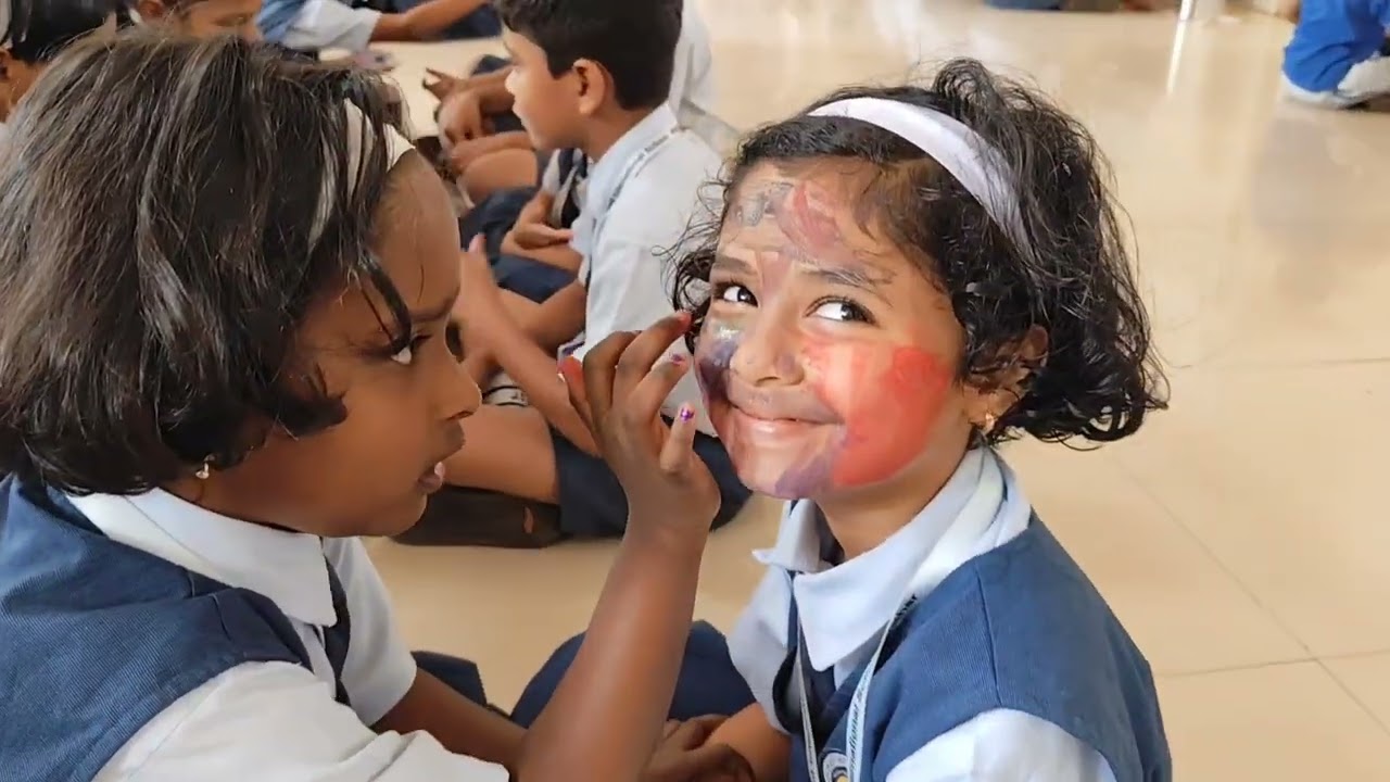 Face painting competition @JIS 🎭🖌️🎨