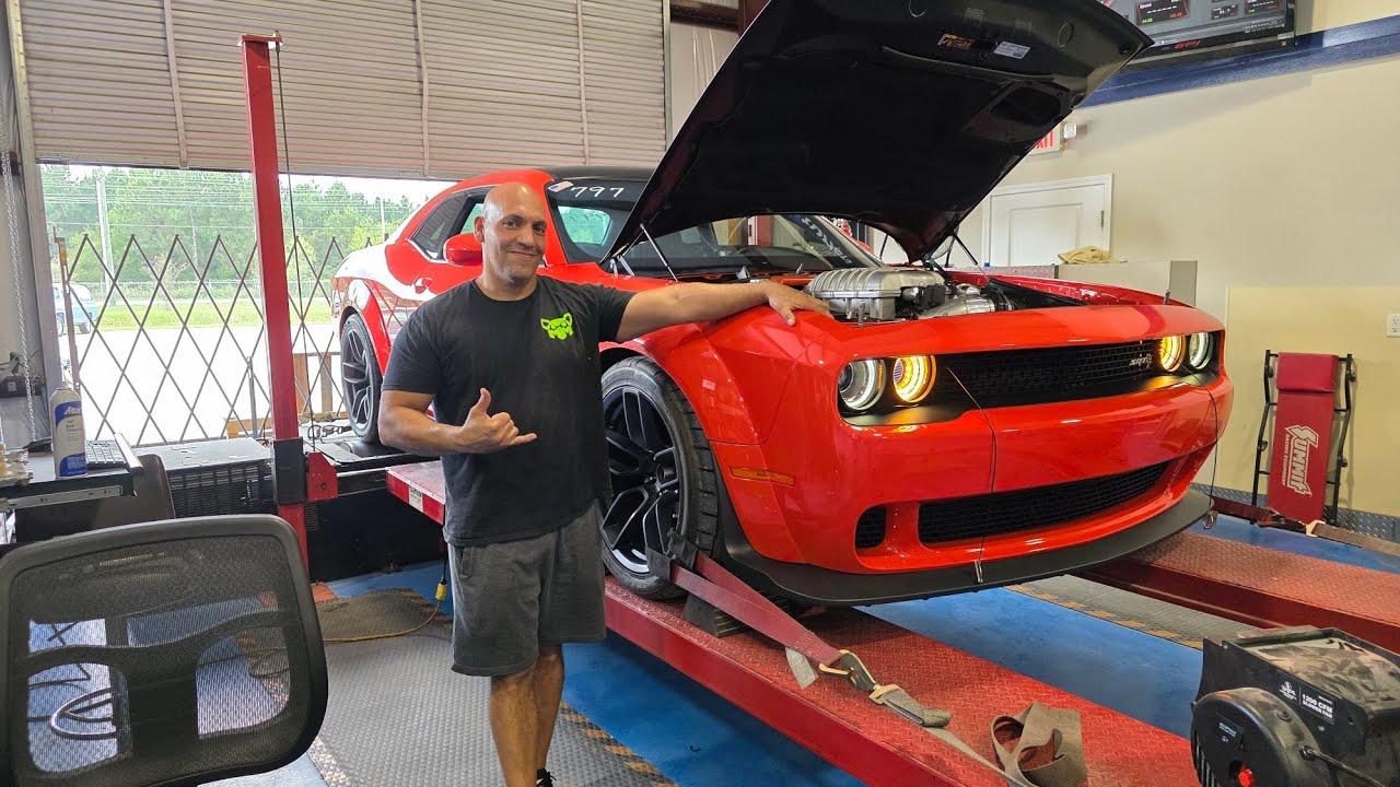 2021 Hellcat RED Eye Makes 902 WHP on The Dyno From E's Garage in Grenn Cove Springs Fl