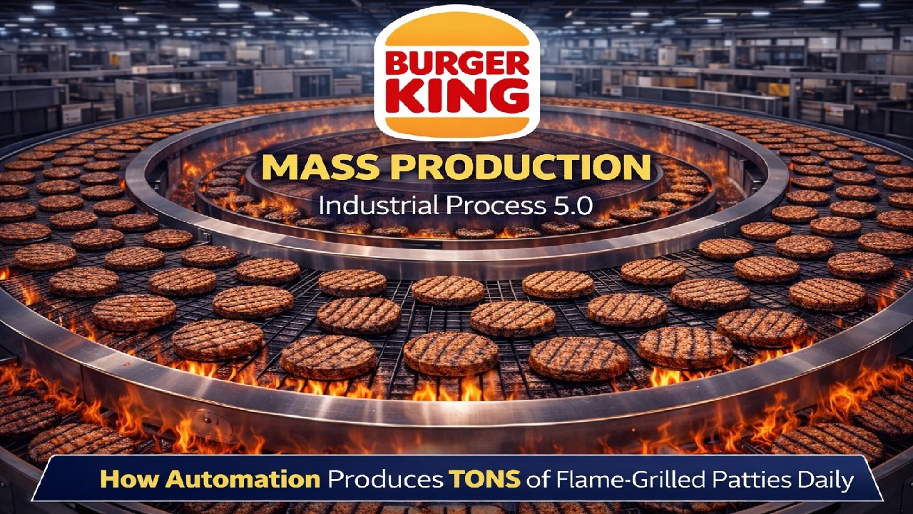 Burger King — Flame Grilled Burger Production
