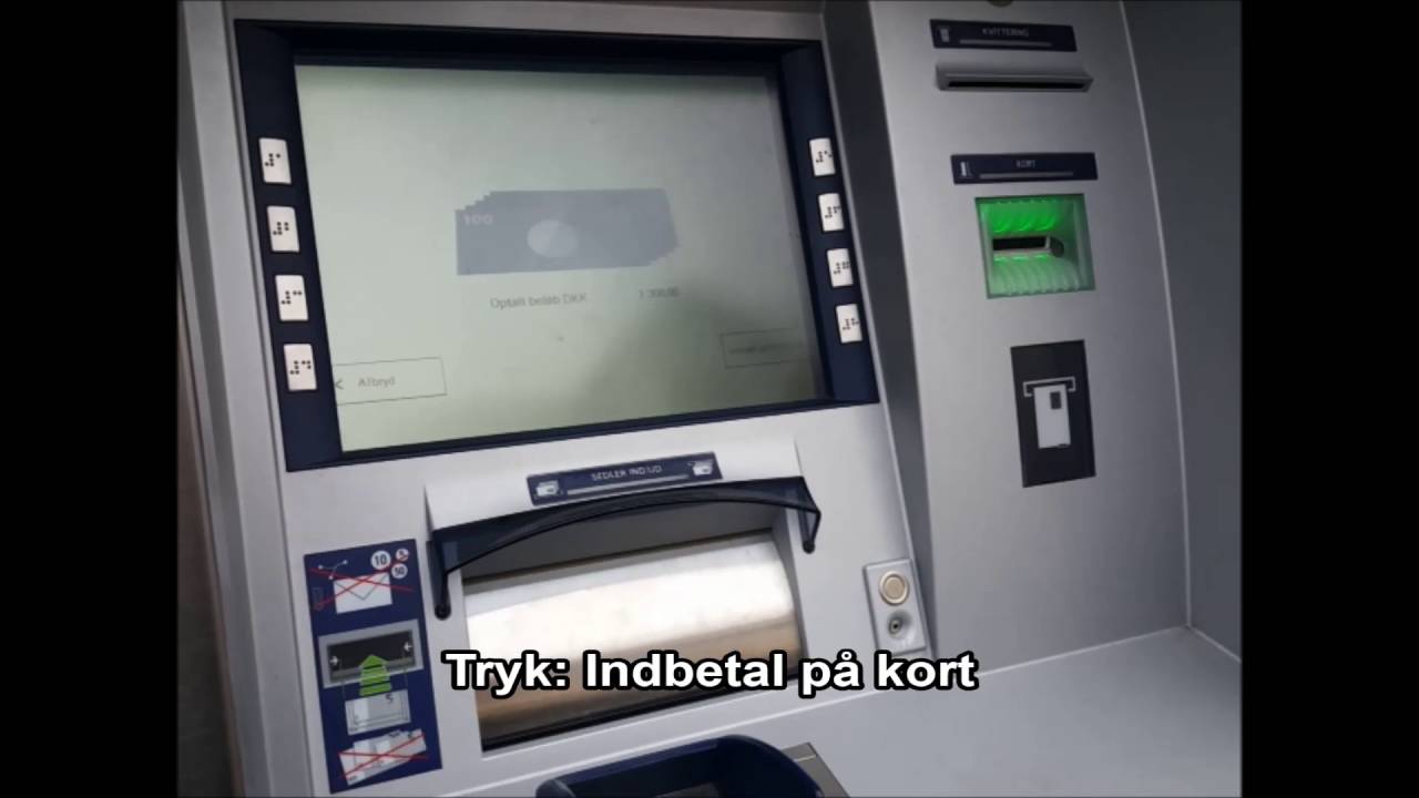 Indbetaling af penge   Nordfyns Bank