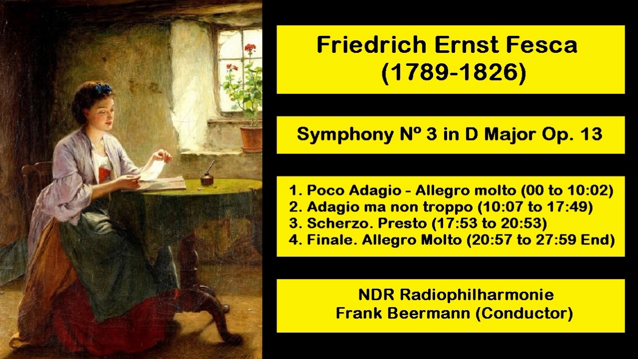 Friedrich Ernst Fesca (1789-1826) - Symphony Nº 3 in D Major Op. 13