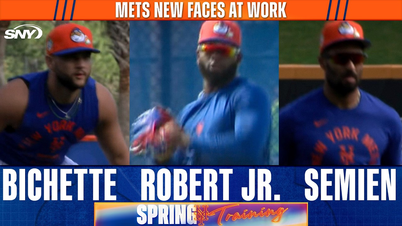 New Mets faces Luis Robert Jr., Bo Bichette and Marcus Semien putting in defensive work down in PSL