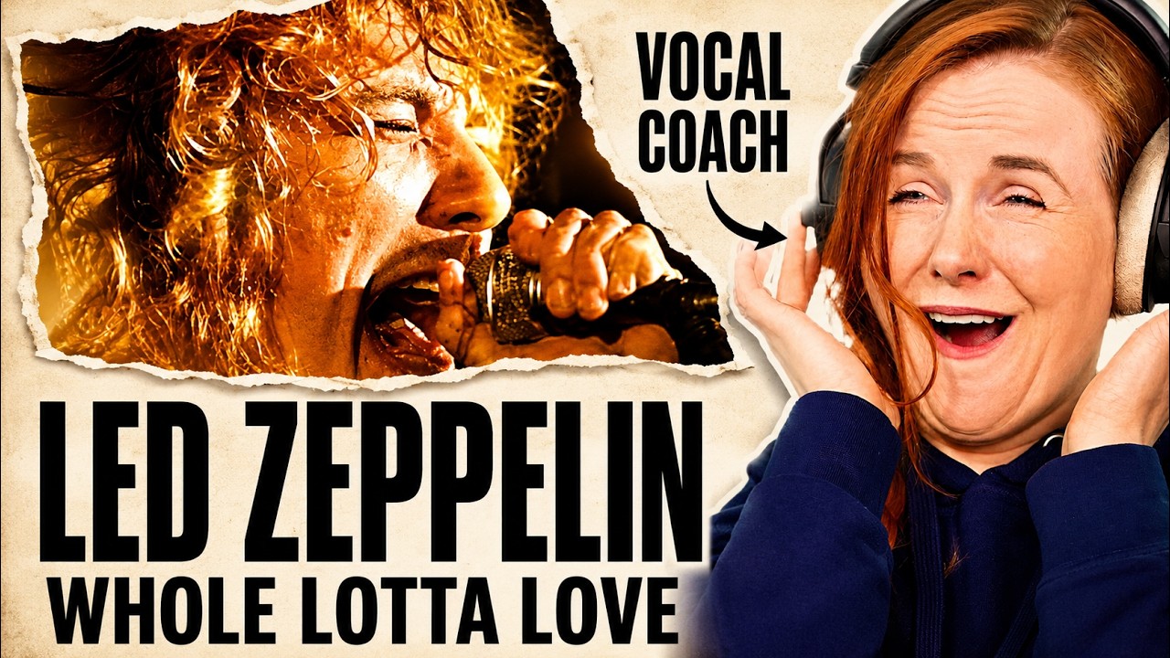 Рок всей души от Роберта Планта! Анализ вокала от тренера Led Zeppelin - Реакция на Whole Lotta Love