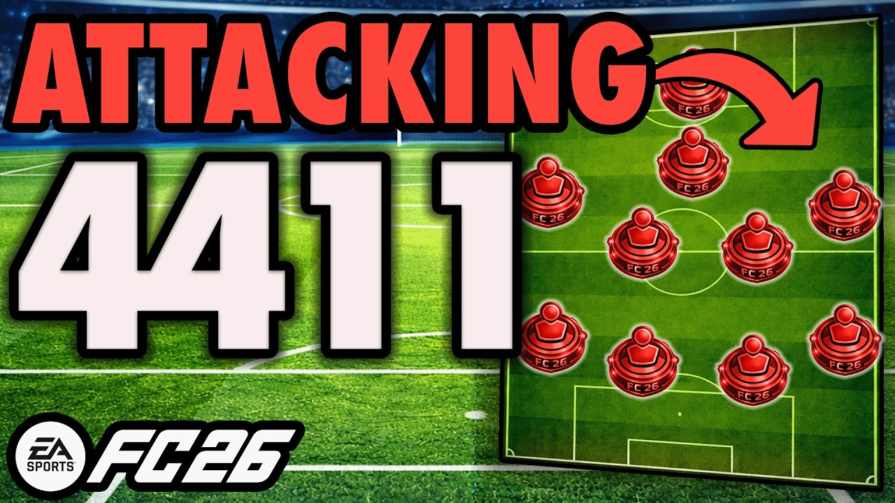Самая эффективная тактика в FC 26🔥4411, которая просто невероятна 💪