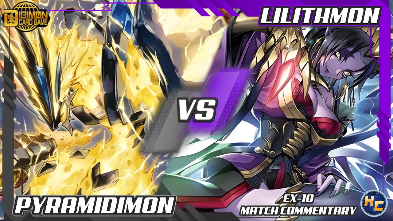 Пирамидимон против Лилитмона — комментарий к матчу Digimon TCG EX-10