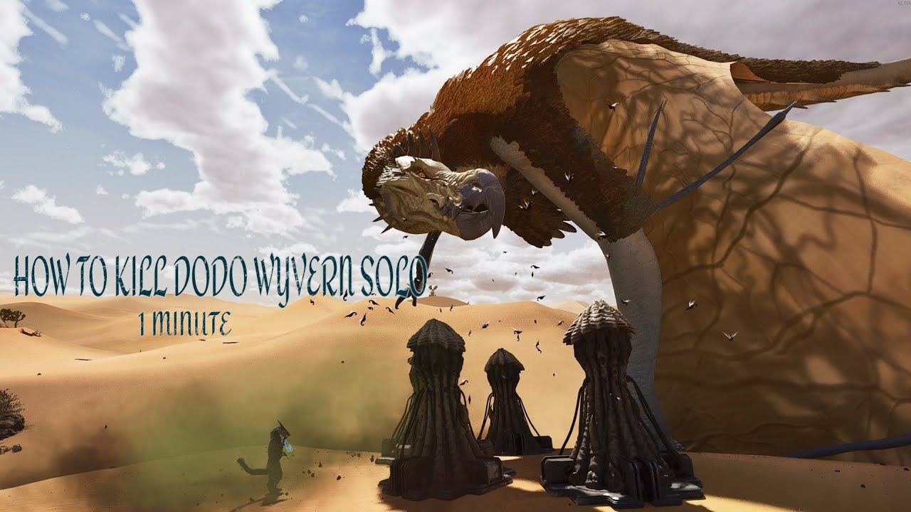 How To Kill Dodo Wyvern in 1 Minute Solo (ASA)