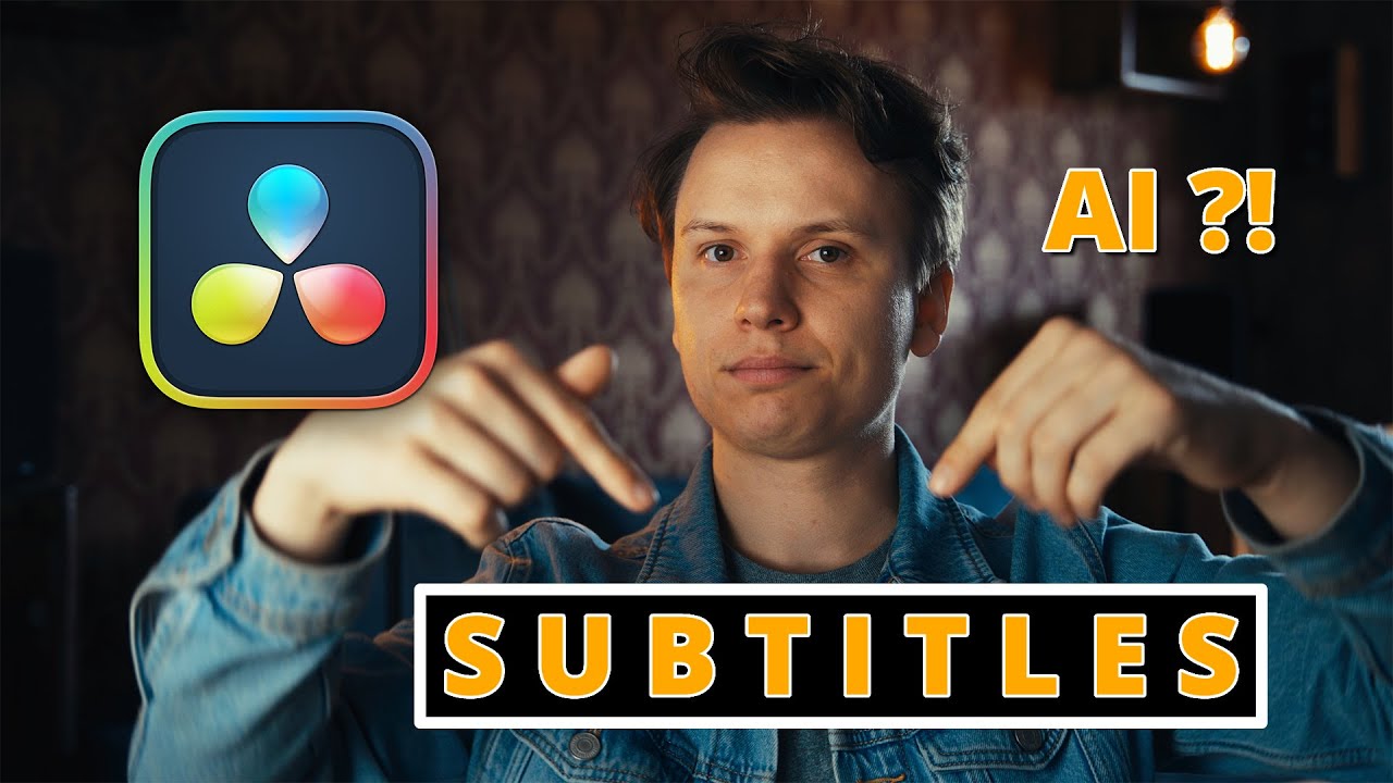 How to create AUTOMATIC SUBTITLES in DaVinci Resolve using AI, Tutorial