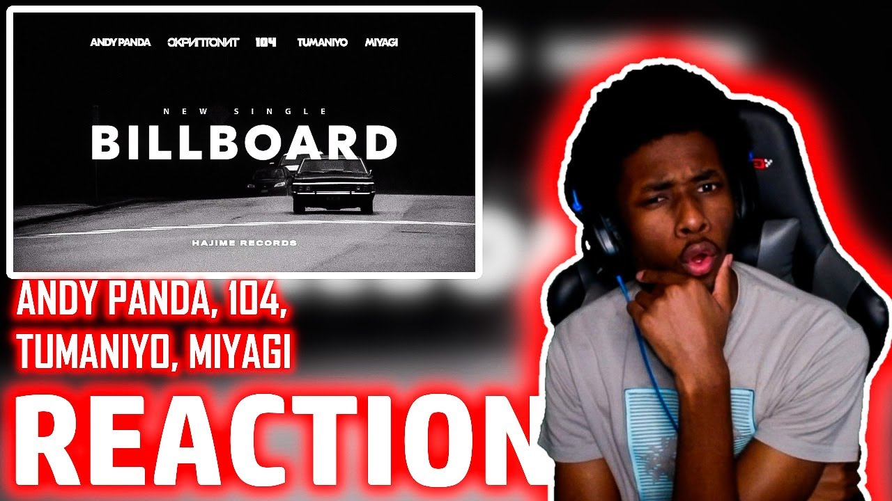 [UK REACTION] 🇷🇺🔥 | Andy Panda, Скриптонит, 104, TumaniYO, Miyagi - Billboard (Official Audio)