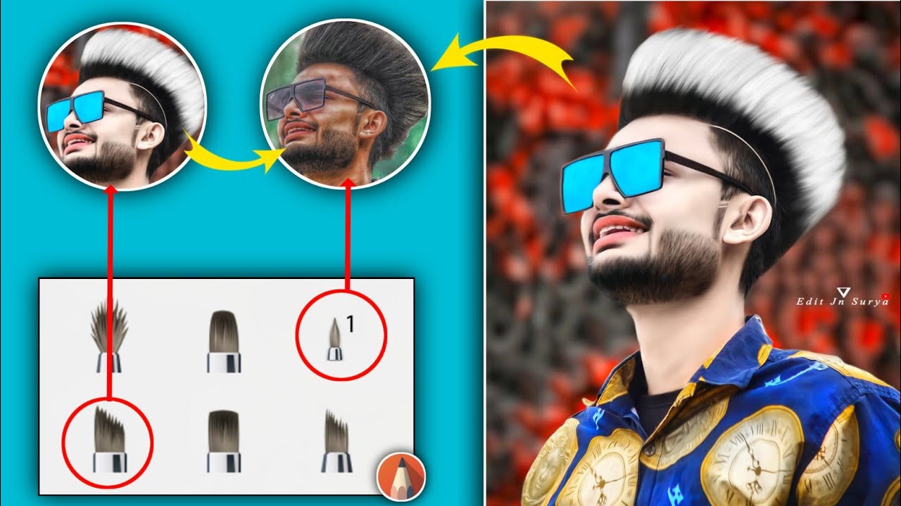 Autodesk Hair Editing Step By Step | Autodesk Face Smooth | Best Hair Photo Editing New Trick 2022