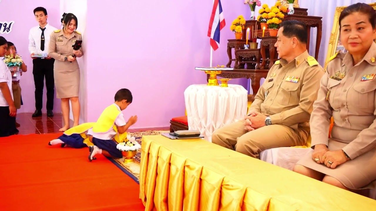 พิธีไหว้ครู ปีการศึกษา 2568 โรงเรียนธารน้ำใจ สพป.นครพนม เขต1 กิจกรรม Soft Power