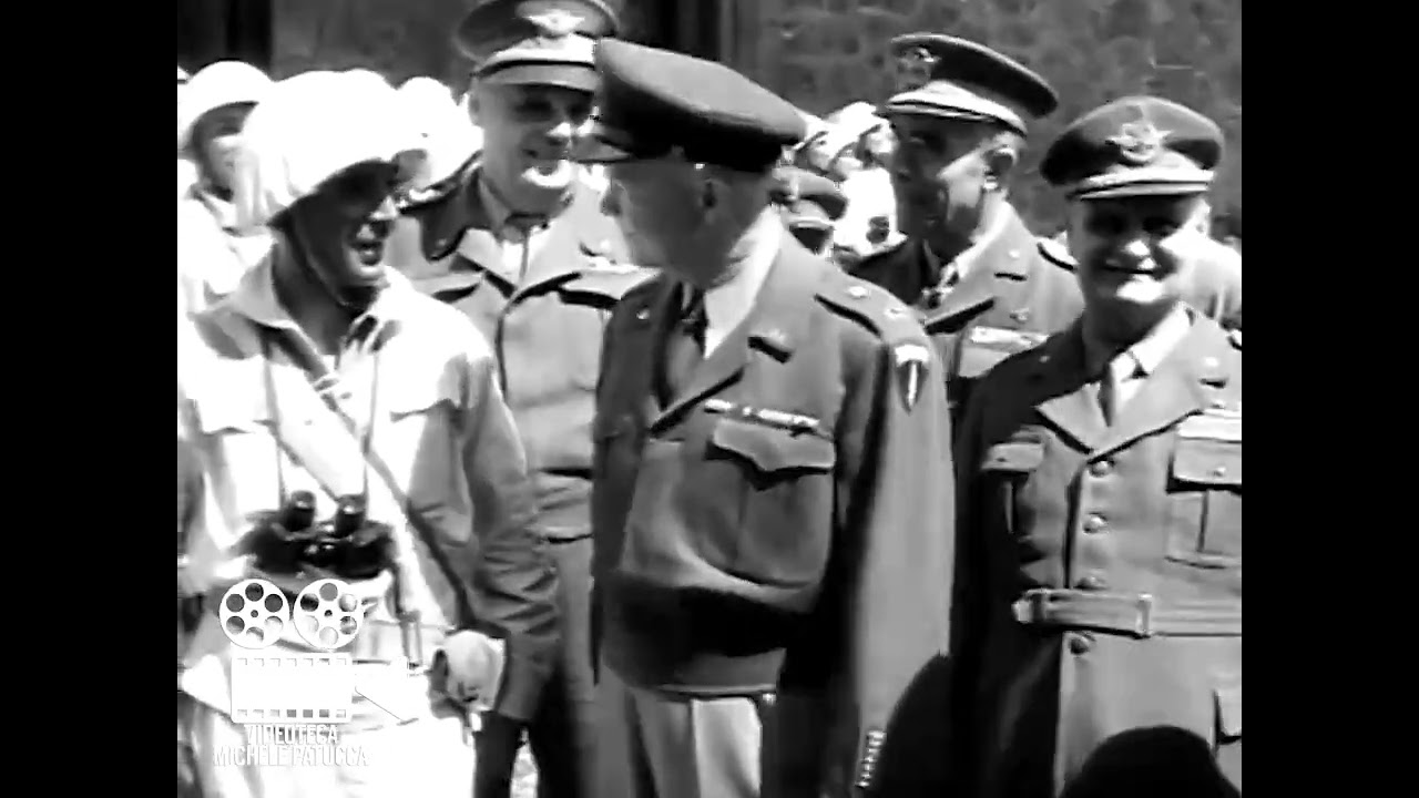 Eisenhower ispezione alpini Italiani | Filmato americano raro (1951)