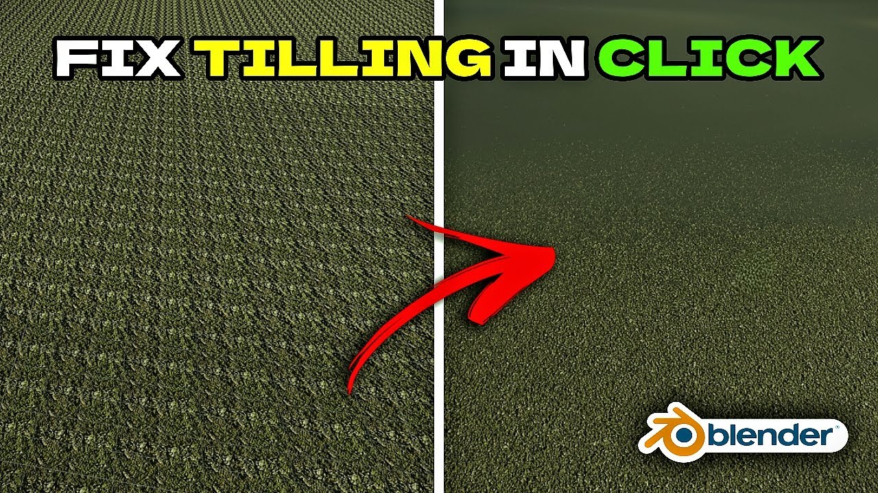 Fix Texture Tiling in ONE Click in Blender🌿 &ndash; (NO CLICKBAIT)