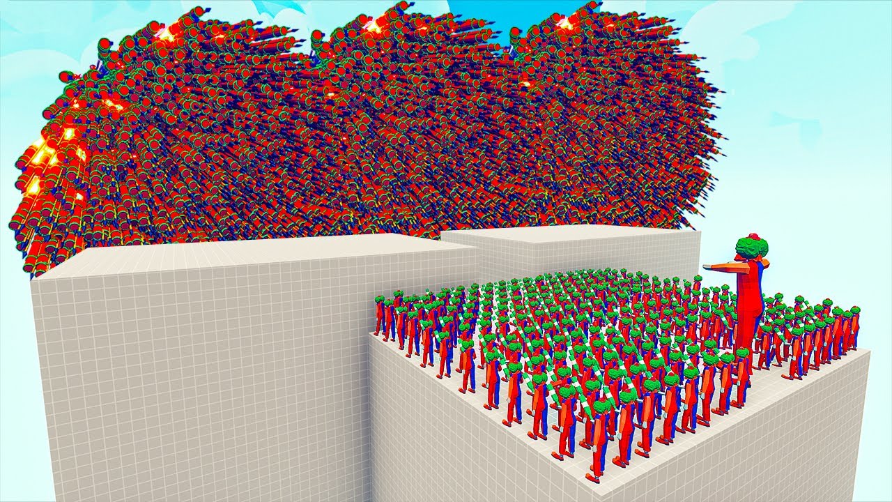 100x CLOWN + 1x GIANT vs 1x EVERY GOD - Totally Accurate Battle Simulator TABS
