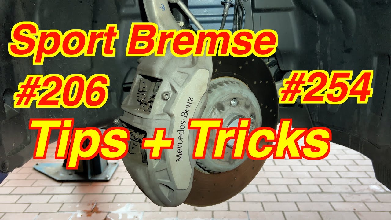 Sport Bremse Klötze + Scheiben wechseln C Klasse 206 GLC 254 300