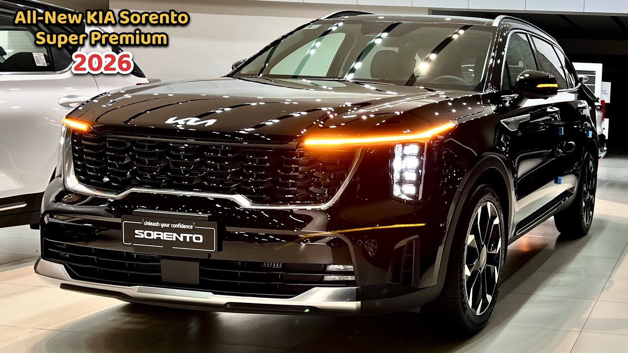 New Arrival! 2026 KIA Sorento 4X Super Premium - New Performance Exterior and Interior