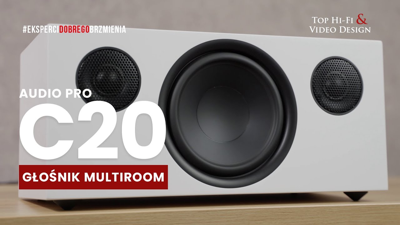 Audio Pro C20 &ndash; głośnik multiroom &ndash; energiczne brzmienie w minimalistycznej odsłonie | Top Hi-Fi