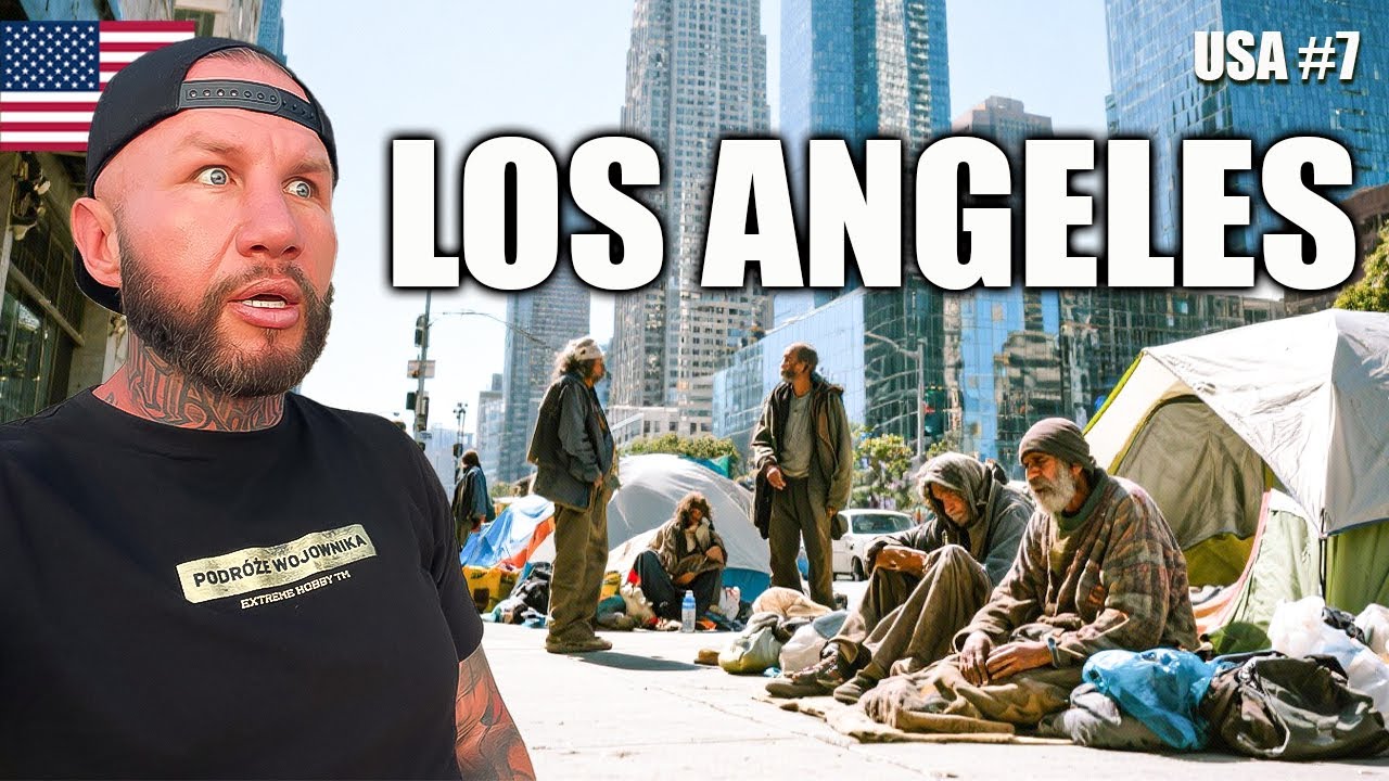#7 USA 🇺🇸 NΑRΚOTΥΚI, PRZEMOC i życie BEZDOMNYCH na NAJGORSZEJ dzielnicy w Los Angeles