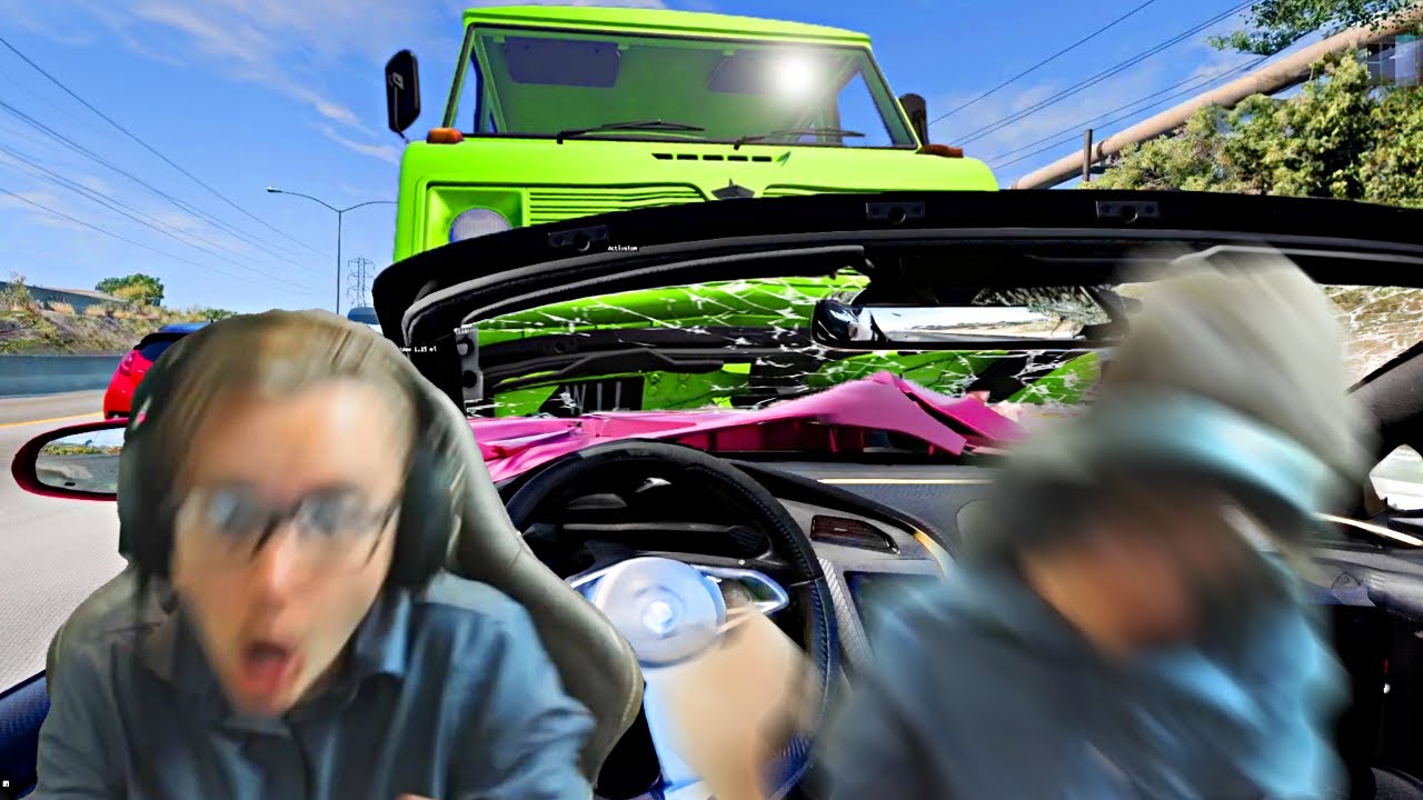 BeamNG, но твой отец нарушает все правила дорожного движения