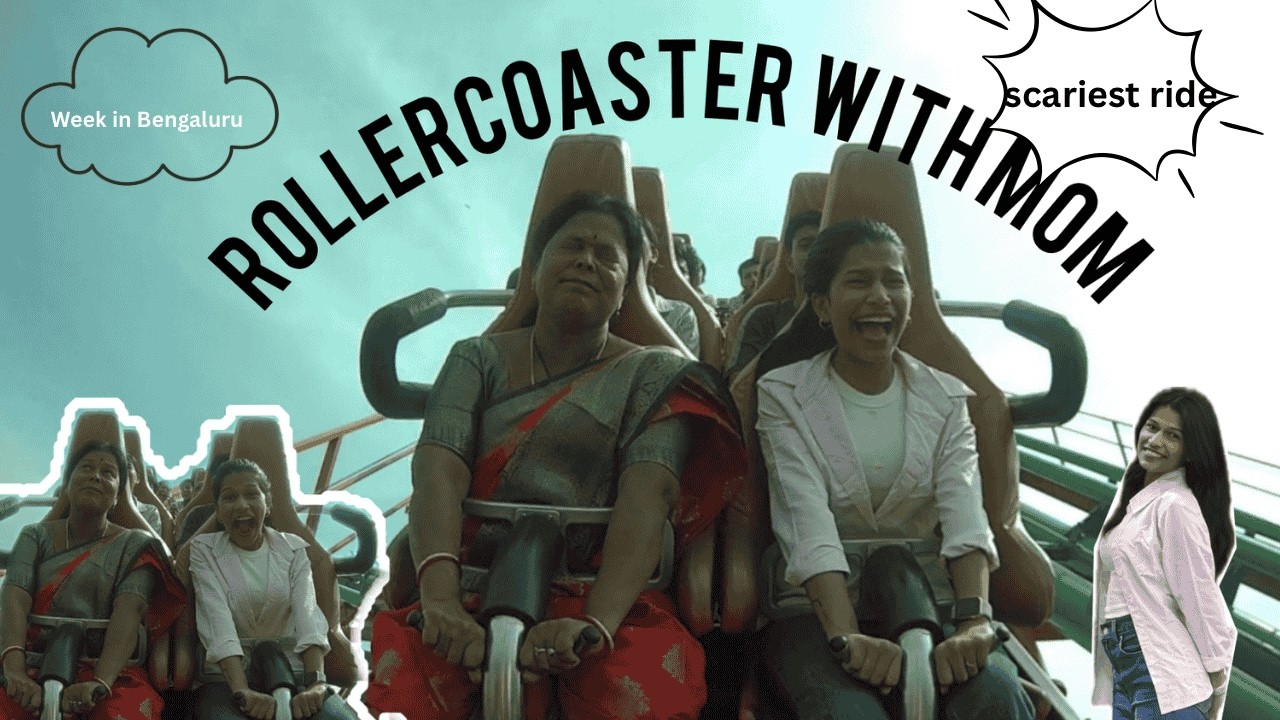 A Week of Madness in Bengaluru – From Wonderla to Haircuts!”Mom Reaction on Rollercoaster\\Fun vlog