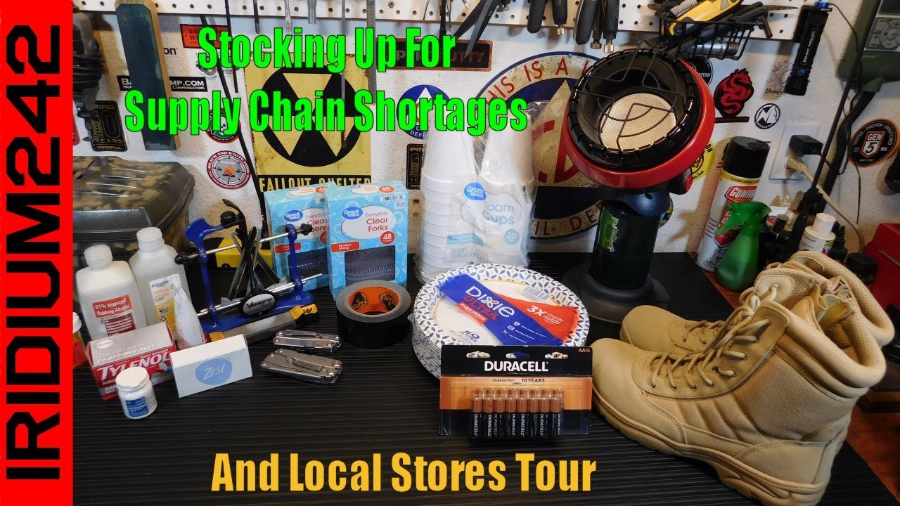 Supply Chain Prep Shopping And Video Of Local Shortages!